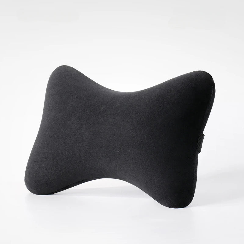 Adjustable Auto Head Neck Pillow Bound-Shaped Memory Foam Car Seat Support Waist Cushion Massage Neck Car Headrest